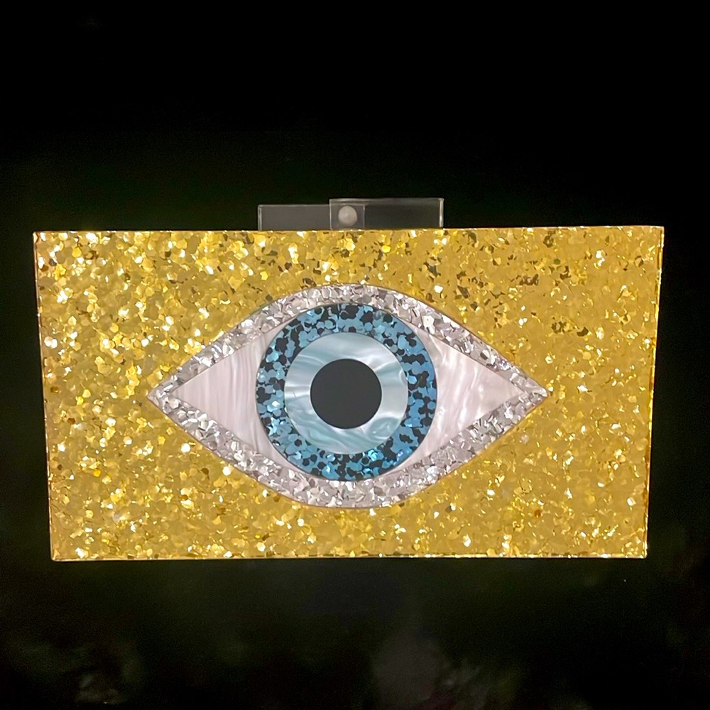Gold Evil Eye 🧿 Clutch